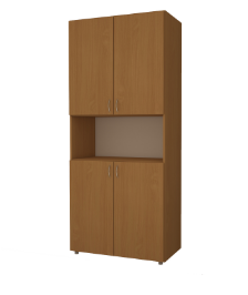 Шафа для зберігання засобів навчання, ЛДСП, 1500х600х1650мм (БІГУН)